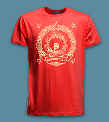 T-shirt capa comunista red