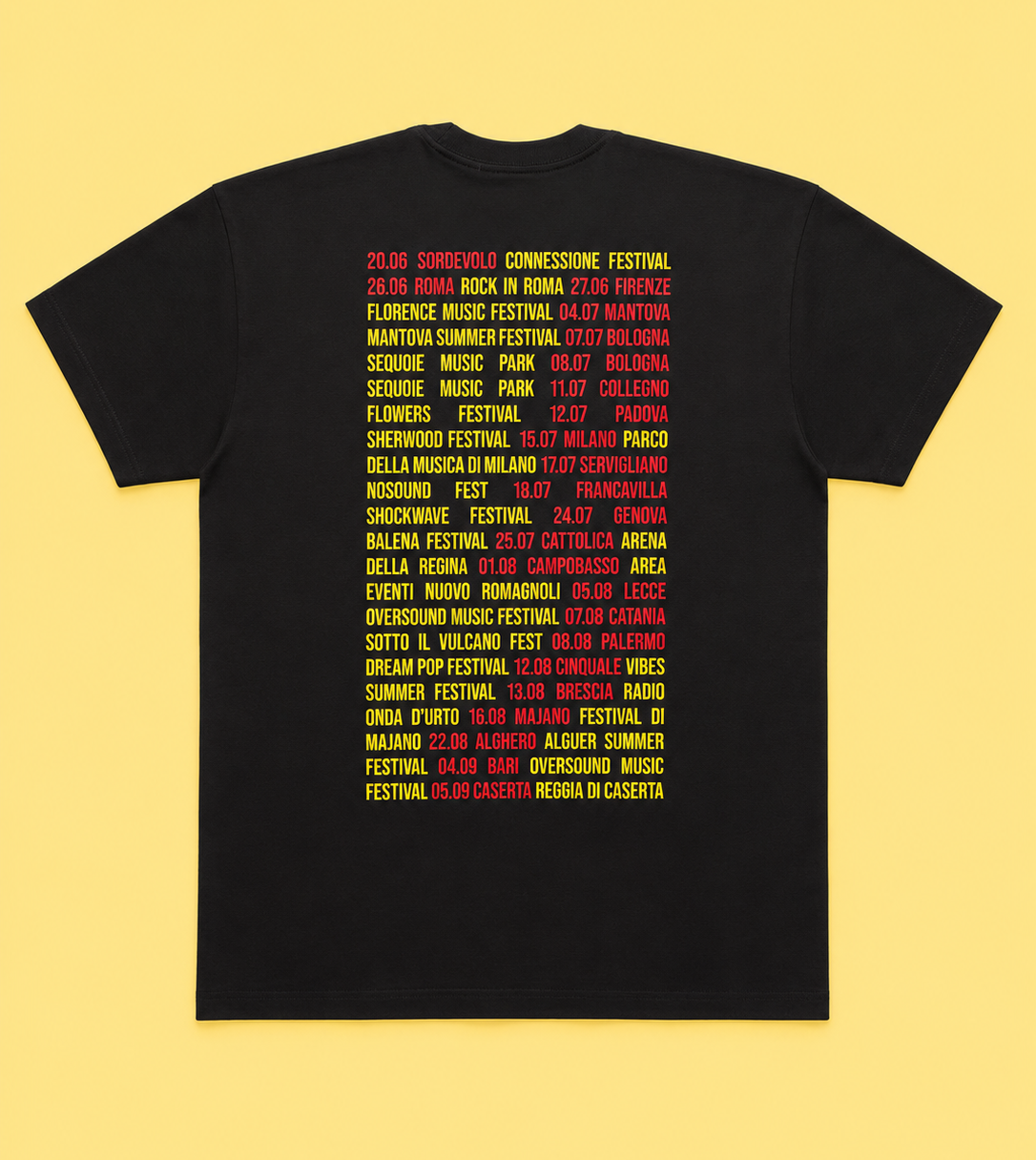 t-shirt date tour