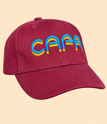 Cappello visiera Capa Bordeaux